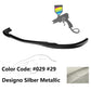 2008-2011 Benz W204 C Class GH Style Front Bumper Lip ABS