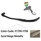 2008-2011 Benz W204 C Class GH Style Front Bumper Lip ABS