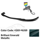 2008-2011 Benz W204 C Class GH Style Front Bumper Lip ABS
