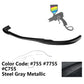2008-2011 Benz W204 C Class GH Style Front Bumper Lip ABS