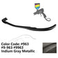 2008-2011 Benz W204 C Class GH Style Front Bumper Lip ABS