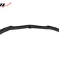 2015-2018 Benz W205 Sport DP Style Unpainted Black Front Bumper Lip PU