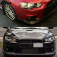 2008-2015 Mitsubishi Lancer EVO X JDM Style Front Bumper Lip PU