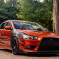2009-2015 Mitsubishi Lancer CS Unpainted Black Front Bumper Lip PU