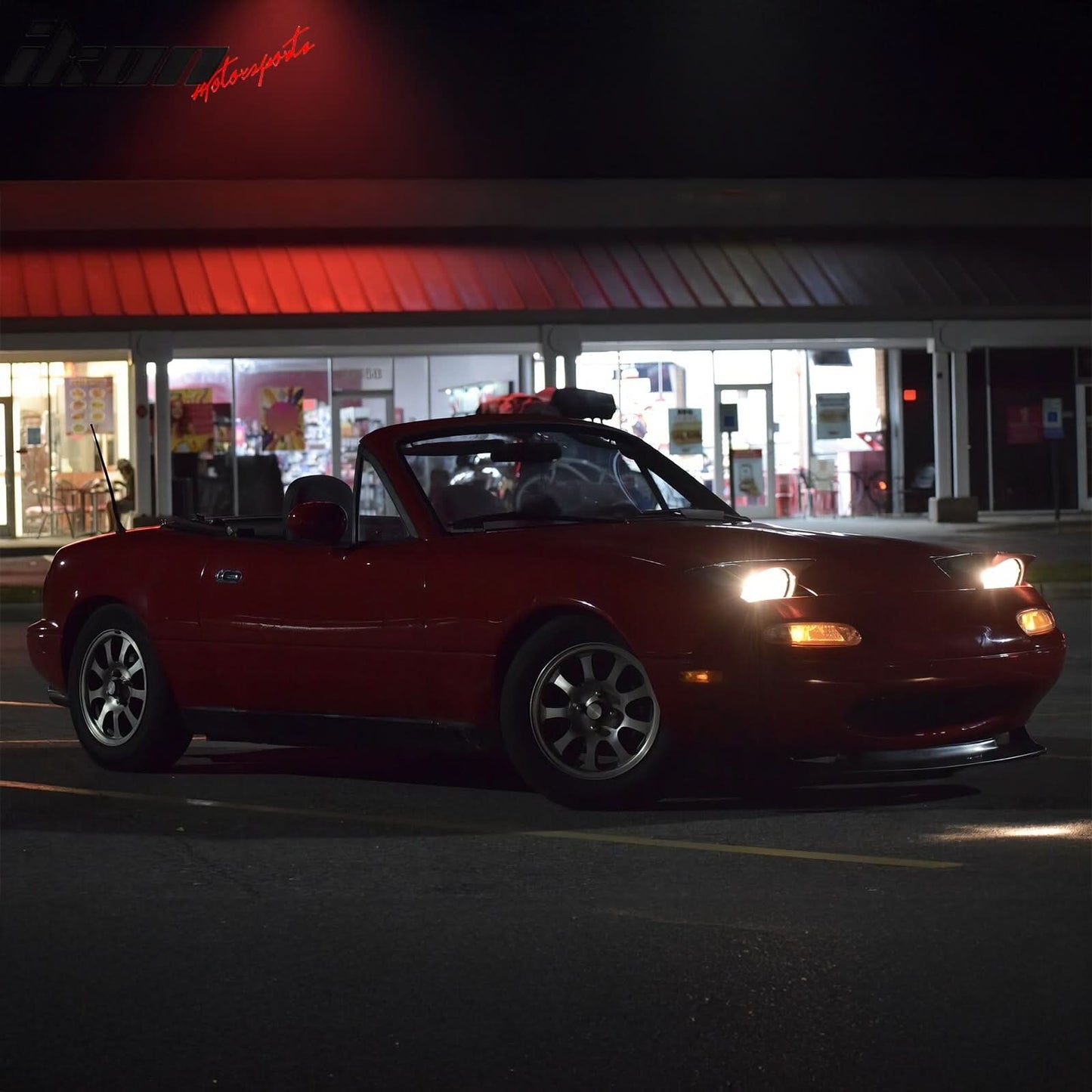 1990-1997 Mazda Miata MX5 Front Lip GV Style Bumper Lip Spoiler PU