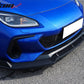 2022-2025 Subaru BRZ JDM 2 Style Matte Black 3PCS Front Bumper Lip PP