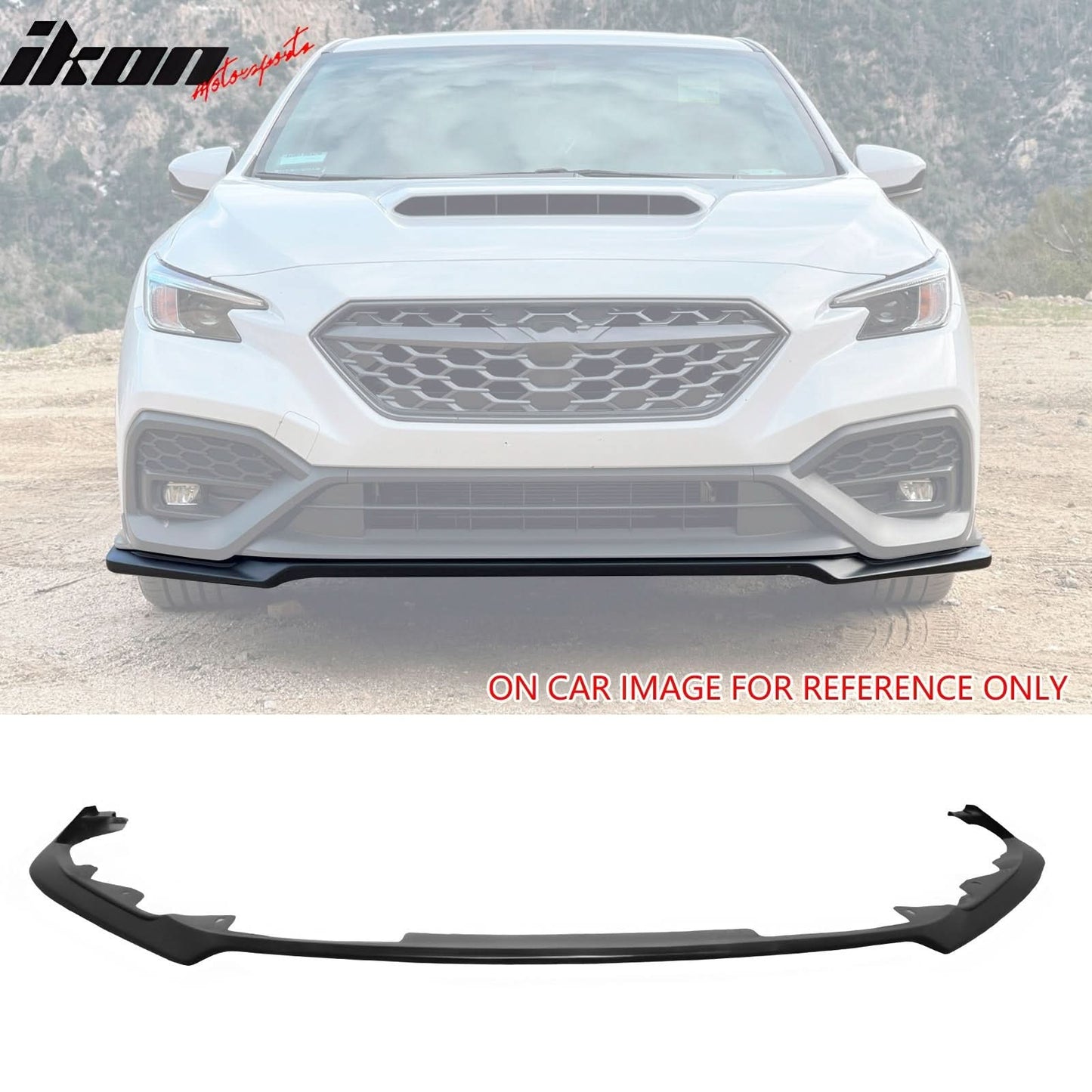 2022-2025 Subaru WRX 5th VB STI Style Unpainted Front Bumper Lip PP
