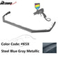 2015-2017 Subaru WRX STI Carbon Paint Front Bumper Lip Spoiler ABS
