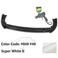 2018-2020 Toyota Camry XLE LE V2 Style Painted Front Bumper Lip PP 3PC