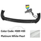 2018-2020 Toyota Camry XLE LE V2 Style Painted Front Bumper Lip PP 3PC