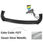 2018-2020 Toyota Camry XLE LE V2 Style Painted Front Bumper Lip PP 3PC