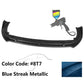 2018-2020 Toyota Camry XLE LE V2 Style Painted Front Bumper Lip PP 3PC