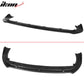 2018-2020 Toyota Camry XLE LE V2 Style Matte Front Lip Splitter PP 3PC