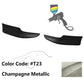 2011-2013 Toyota Corolla OE Style Front Bumper Lip Splitters PP