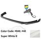 2020-2022 Toyota Corolla Painted Front Bumper Lip Spoiler PP