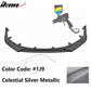 2020-2022 Toyota Corolla SE XSE 4Dr IKON Style Front Bumper Lip PP 3PC