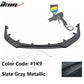 2020-2022 Toyota Corolla SE XSE 4Dr IKON Style Front Bumper Lip PP 3PC