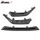 2020-2022 Toyota Corolla SE XSE 4Dr IKON Style Front Bumper Lip PP 3PC