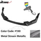 2020-2022 Toyota Corolla SE XSE C Style Front Bumper Lip PP 3PC
