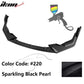 2020-2022 Toyota Corolla SE XSE C Style Front Bumper Lip PP 3PC