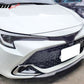 2022-2025 Toyota Corolla Auris 3rd 5-Door Matte Black Front Bumper Lip