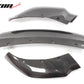 2017-2023 Tesla Model 3 Track Pack Gloss Black Front Lip Carbon Fiber