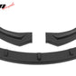 2024-2025 Tesla Model 3 IKON Style 3PC Front Bumper Lip PP