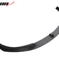2021-2025 Tesla Model S Gloss Black V Front Bumper Lip Carbon Fiber