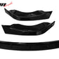 2021-2024 Tesla Model S IK Style 3PCS Front Bumper Lip Painted PP