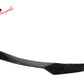 2021-2025 Tesla Model S Track Pack Style Front Bumper Lip Gloss Black