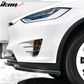 2016-2020 Tesla Model X MX Style Front Lip Splitter Carbon Fiber