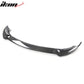 2020-2024 Tesla Y Track Pack Gloss Black Front Bumper Lip Carbon Print