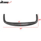 Fits Universal 1PC CS STI  Style Carbon Fiber Black Front Bumper Lip