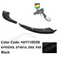 2015-2023 Dodge Charger Scat Pack Front Bumper Lip Splitter ABS