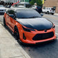Universal RB Style Front Bumper Lip w/ Carbon Fiber Strut Rods PP