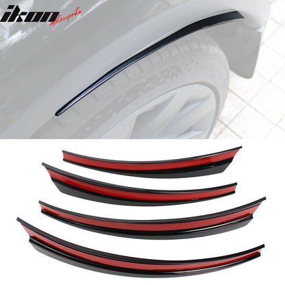 2020-2023 Tesla Model Y Gloss Black Fender Mud Guards Splash Flaps ABS