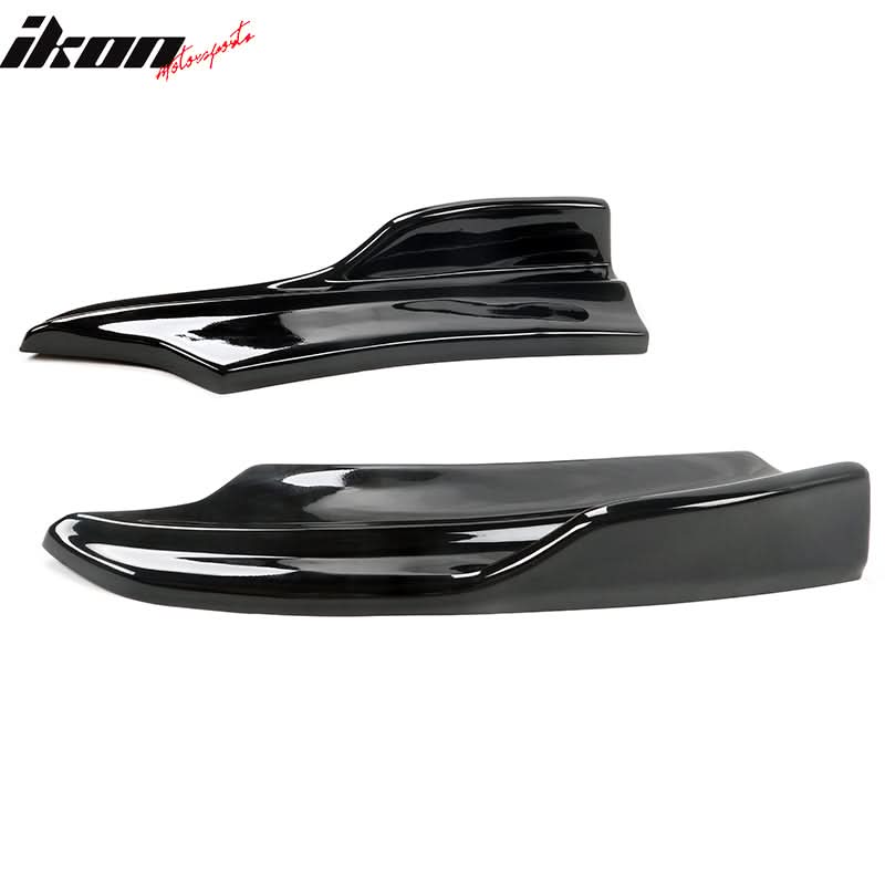 2020-2023 Dodge Charger IKON Matte Black Rear Bumper Side Apron PP