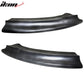 2016-2018 Ford Focus RS Unpainted Black Rear Bumper Lip Aprons PU