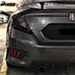2016-2021 Honda Civic Sedan HF-P Style Rear Bumper Lip Splitter PP