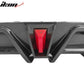 2018-2024 Toyota Camry LE XLE Carbon Fiber Print Rear Diffuser Lip PP