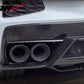 2020-2025 Chevrolet Corvette Rear Bumper Diffuser Aprons Carbon Fiber