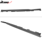 2016-2024 Chevy Camaro A Style Matte Black Side Skirts ABS