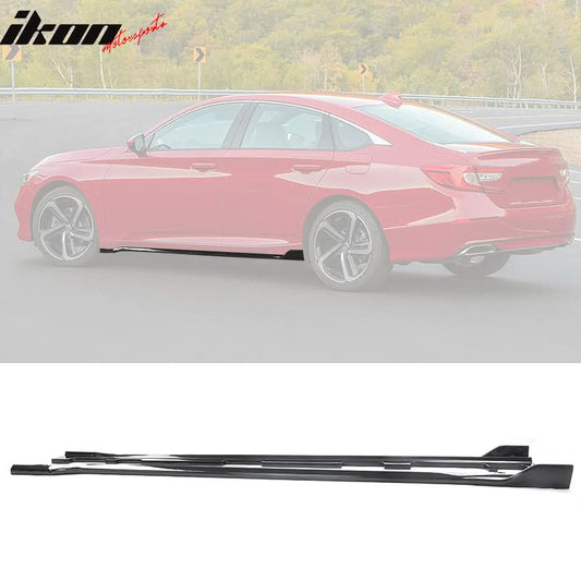 2018-2022 Honda Accord Side Skirts Extension ABS Carbon Fiber Print