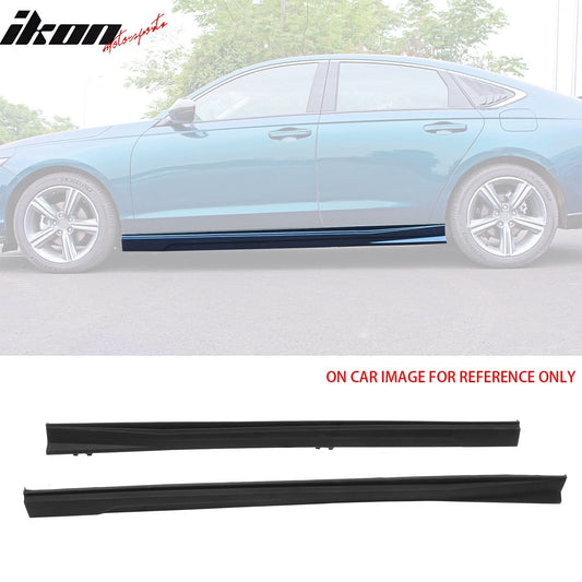 2023-2025 Honda Accord 11th Gen IKON Style Unpainted 2PC Side Skirt PP