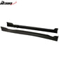 1996-2000 Honda Civic Coupe CS Style Unpainted Black Side Skirts PU
