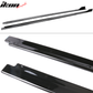 2018-2024 Toyota Camry Matte Black Side Skirt & CF Print Rocker Panel