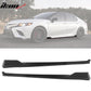 2018-24 Toyota Camry SE XSE Models TRD Style Side Skirts Rocker Panel