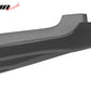 2019-2025 Toyota Corolla M Style Matte Black Side Skirts Rocker Pannel