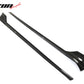 2021-2025 Tesla Model S Gloss Black Revozport Side Skirts Carbon Fiber