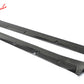 2021-2025 Tesla Model S Gloss Black Revozport Side Skirts Carbon Fiber